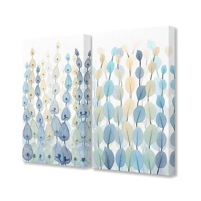 Stupell Industries Blue & Green Seaweed & Ocean Plants Canvas Wall Art Set