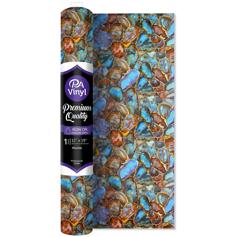 PA Vinyl Marble Print Iron On Vinyl