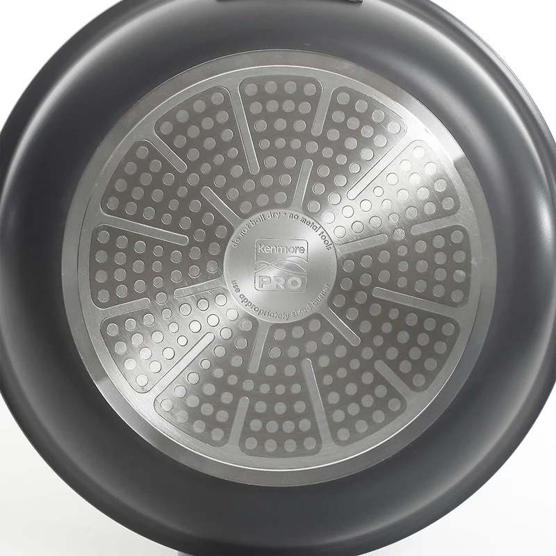 Kenmore® Pro Arbor Heights 10-Piece Black Nonstick Aluminum Cookware Set