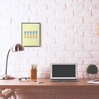 Stupell Industries The Beach Boys Minimalist Illustration Black Framed Wall Art