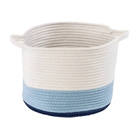 Honey Can Do Blue Ombré Nesting Cotton Rope Storage Basket Set