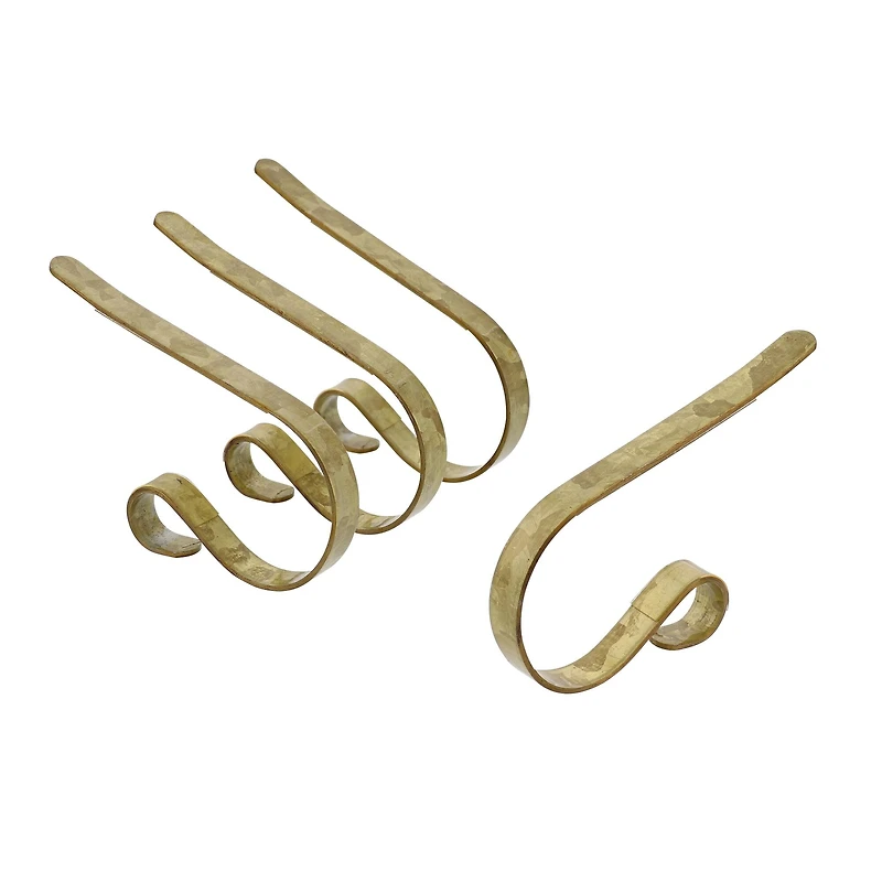 Original MantleClip® Old World Gold Stocking Holders, 4ct.