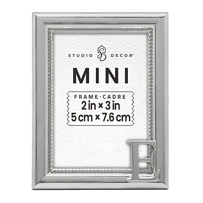 Mini Silver E Frame by Studio Décor®
