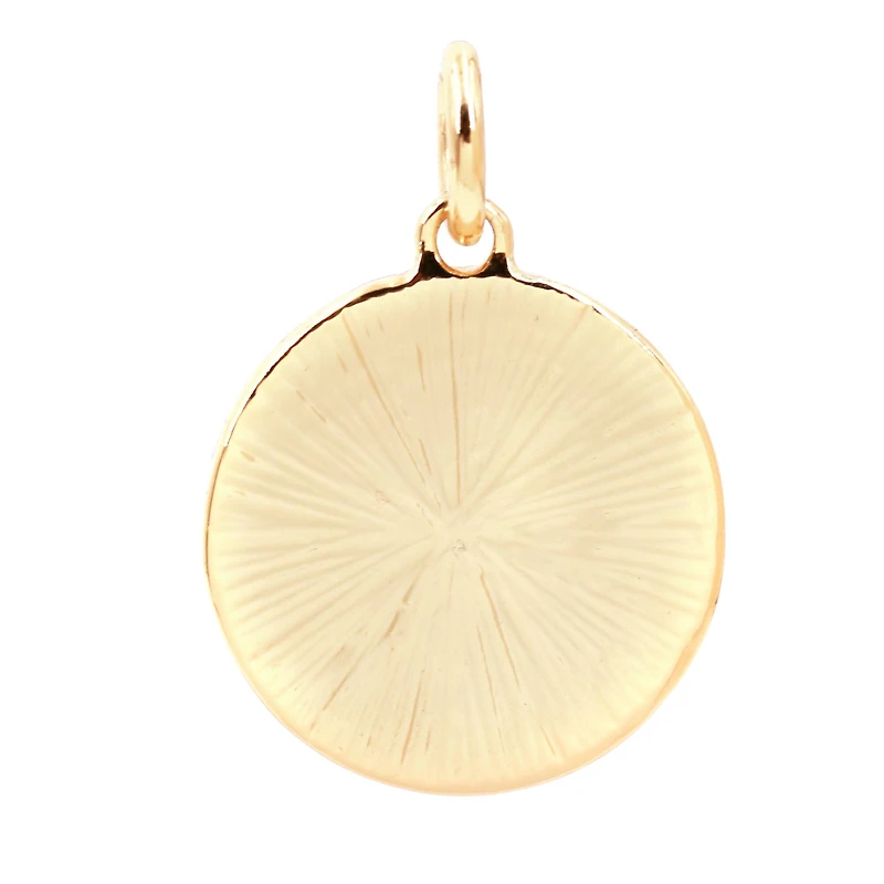 14K Gold Plated Sweet 16 Disc Charm by Bead Landing™
