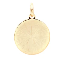 14K Gold Plated Sweet 16 Disc Charm by Bead Landing™