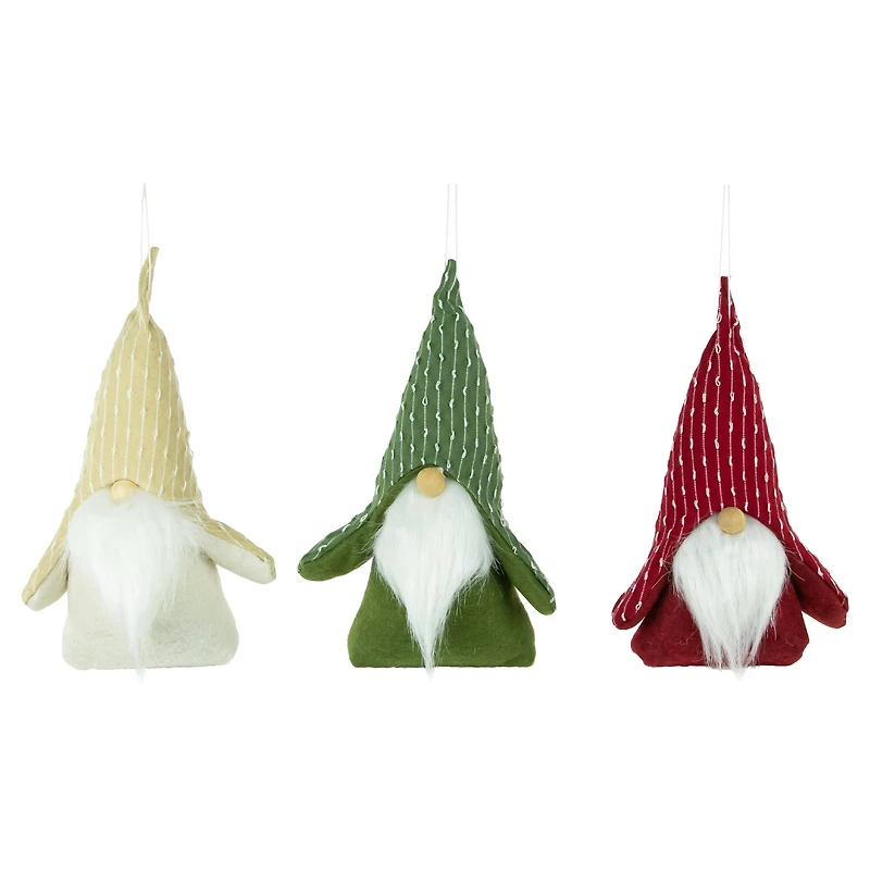 8.5" Standing Plush Gnomes Christmas Figures Set
