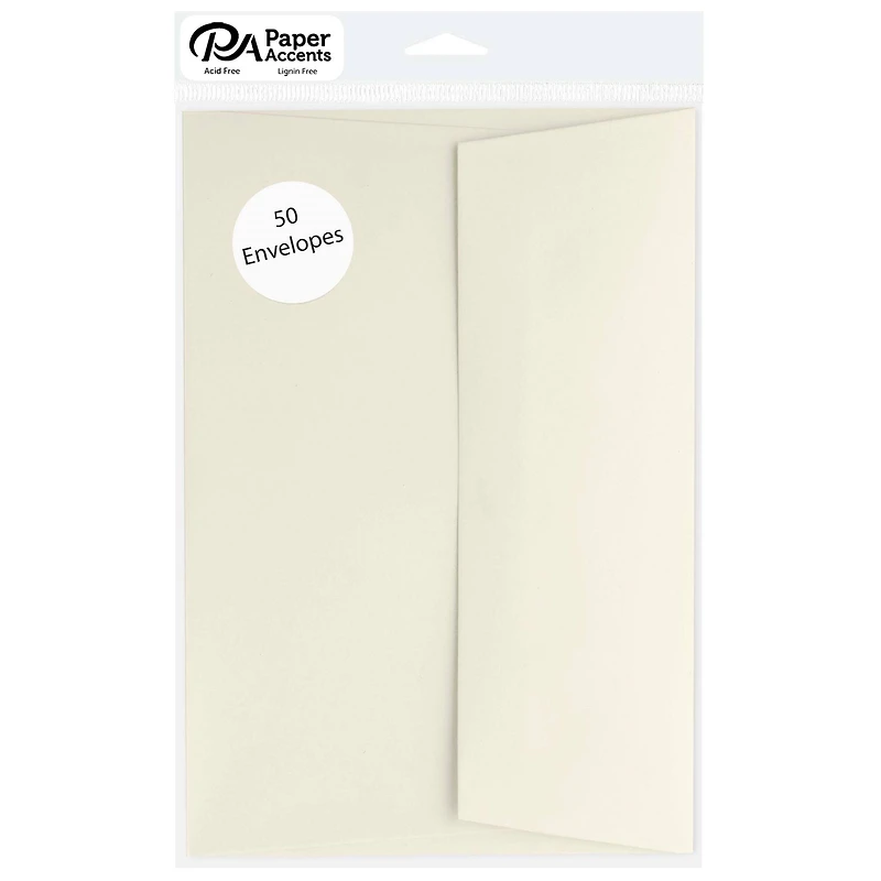 PA Paper™ Accents 4.25" x 6.25" Cream Envelopes, 50ct.
