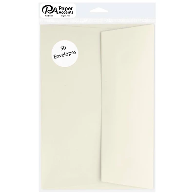 PA Paper™ Accents 4.25" x 6.25" Cream Envelopes, 50ct.