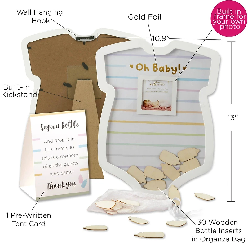 Kate Aspen Onesie Baby Shower Guest Book Alternative