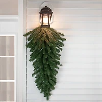 48" Unlit Canadian Pine Christmas Teardrop Swag