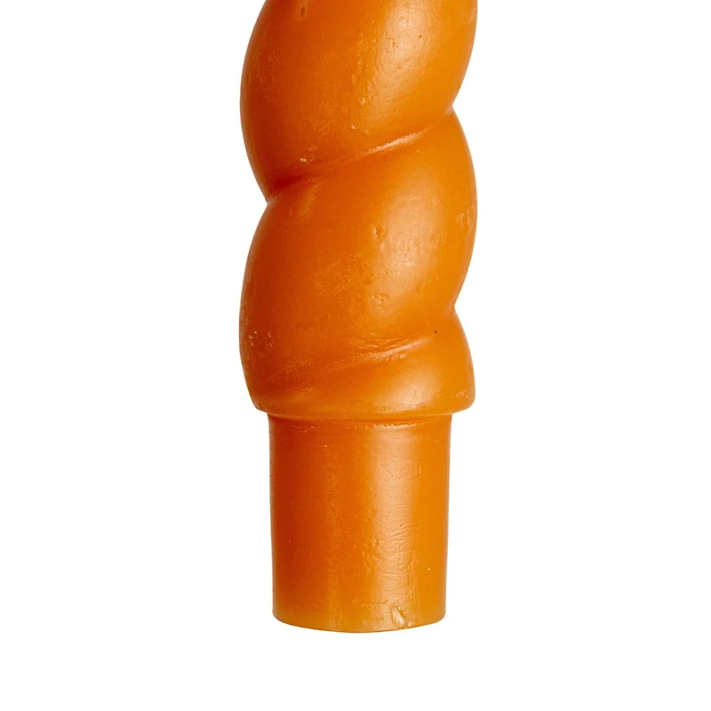 Hello Honey® 10" Camel Brown Unscented Twisted Taper Candles, 2ct.