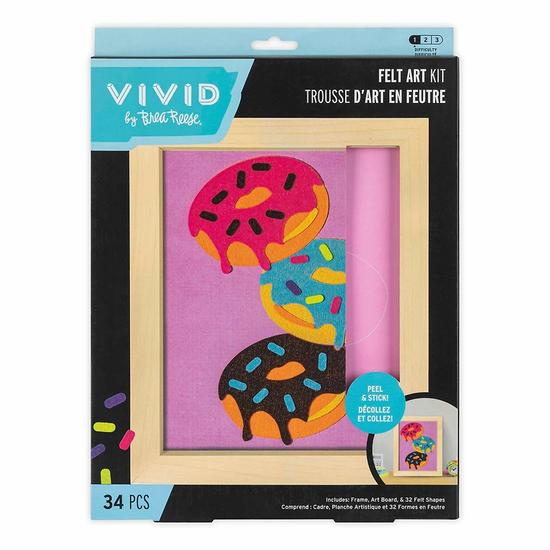 VIVID by Brea Reese® Donuts Felt Art Kit