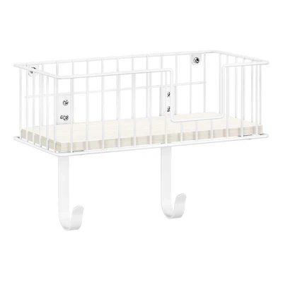 NEX™ White Wall-Mounted T-Leg and Y-Leg Ironing Board Holder