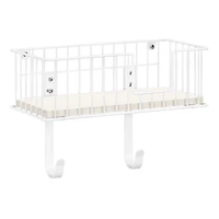 NEX™ White Wall-Mounted T-Leg and Y-Leg Ironing Board Holder