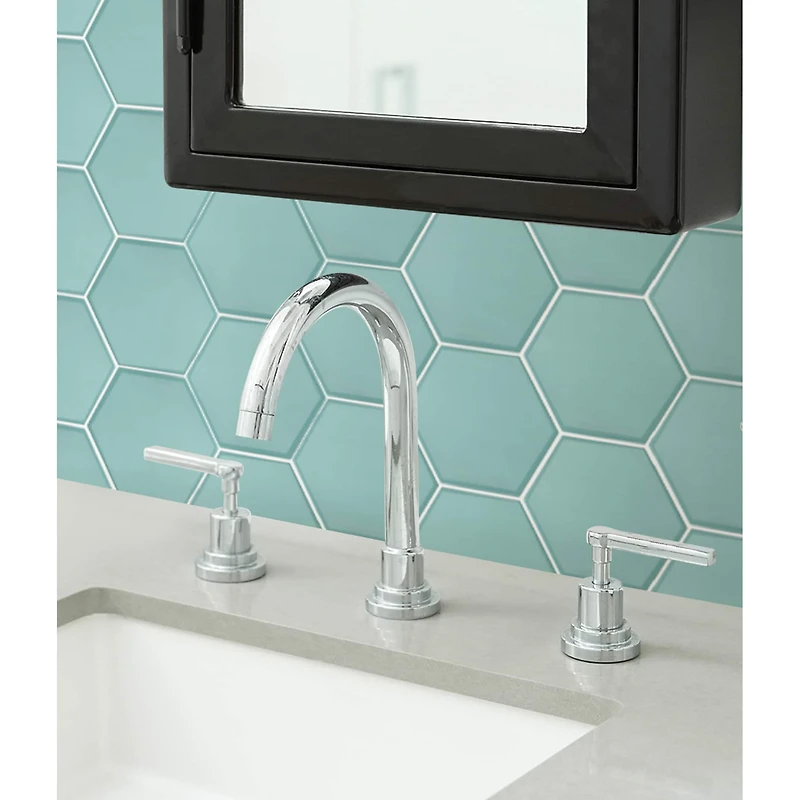 WallPops Hex Peel & Stick Backsplash Tiles