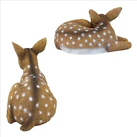 Design Toscano Darby & Hershel the Forest Fawns Baby Deer Statue Set