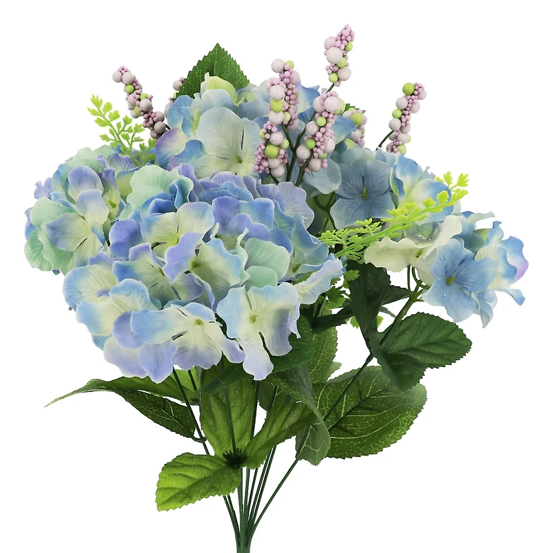 18" Blue Hydrangea Mix Deluxe Bush by Ashland®
