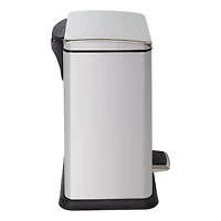 Honey Can Do Tall & Wide 58L Stainless Steel Step Trash Can with Lid