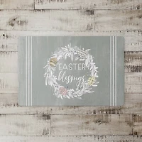 Easter Blessings Wreath 3 27" x 18" Floor Mat
