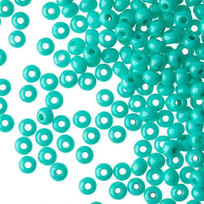 12 Pack: John Bead Mint Julep Opaque Czech Glass Seed Beads, 6/0