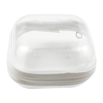 Everything Mary Clear Bubble Case with White Zipper