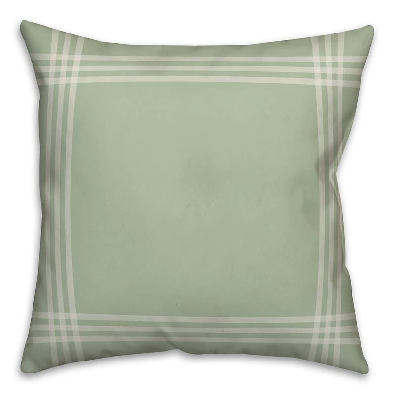 Mirror Mirror Sage Throw Pillow