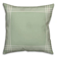 Mirror Mirror Sage Throw Pillow