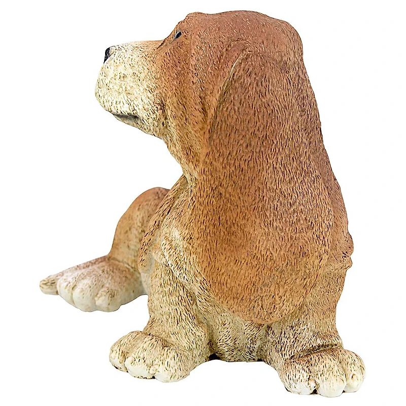 Design Toscano 9" Brown Basset Puppy Dog Statue