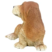 Design Toscano 9" Brown Basset Puppy Dog Statue