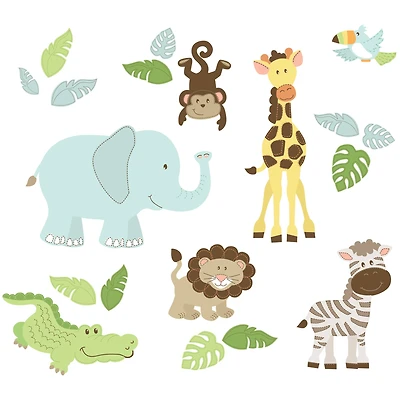 WallPops Safari Buddies Wall Art Kit