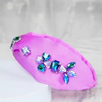 CousinDIY Silver Mocha Light Amethyst AB Glass Sew-On Rhinestones, 38ct.