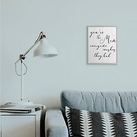 Stupell Industries You're the Mom Phrase Motivational Family Appreciation in Gray Frame Wall Art