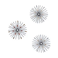 Habitat Decor Starburst Metal Wall Art Set