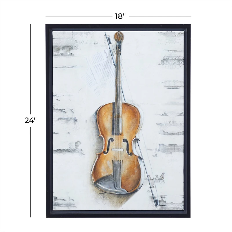 Brown Polystone Traditional Framed Wall Art