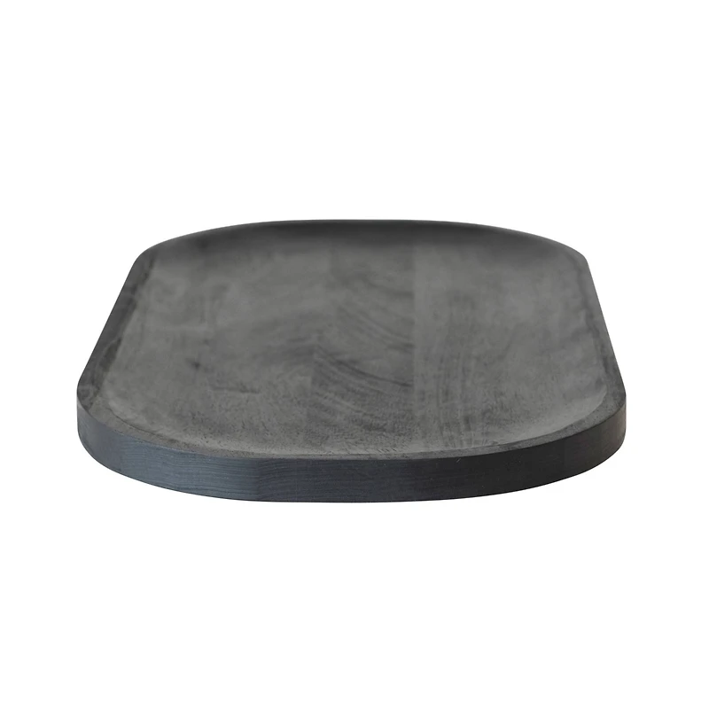 Hello Honey® 20" Wide Black Mango Wood Serving Board