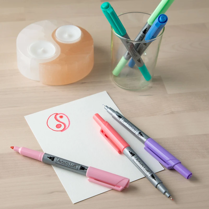 Dual Tip Permanent Fashion Markers by Artist's Loft™