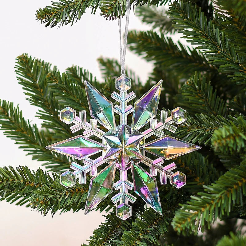 5.5" Iridescent Snowflake Ornament by Ashland®