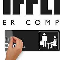 RoomMates The Office Dunder Mifflin Peel & Stick Giant Wall Decal