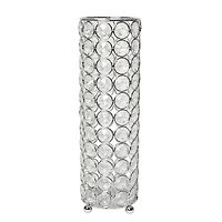 Elegant Designs™ 10" Chrome Crystal Decorative Candle Holder