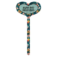 15" Aluminum Always Loved Remembrance Marker Garden Stake