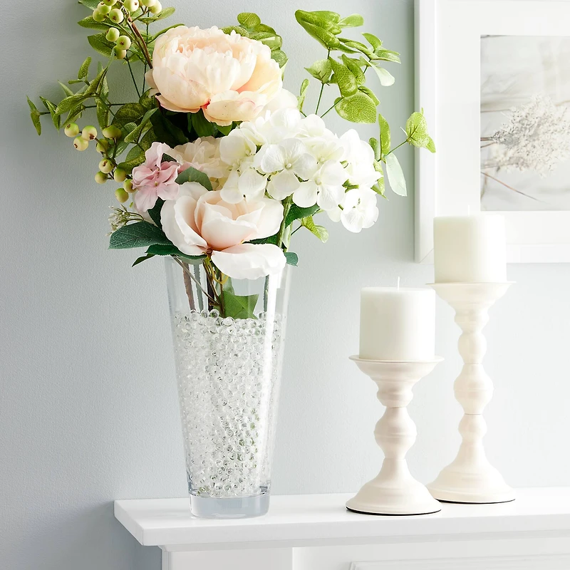 10" Clear Glass Decorative Vase by Ashland®