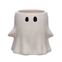 5.25" White Ghost Ceramic Decorative Container by Ashland®