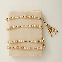 Hello Honey® 6ft. Metallic Acrylic Bead Garland with Tassels