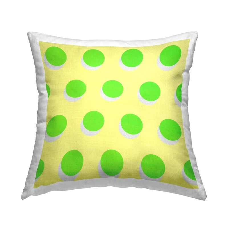 Stupell Industries Polka Dot Circles Throw Pillow