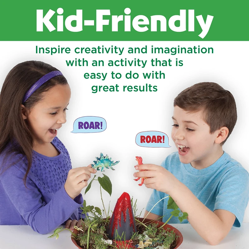 Creativity for Kids Grow N' Glow Dinosaur Habitat Kit