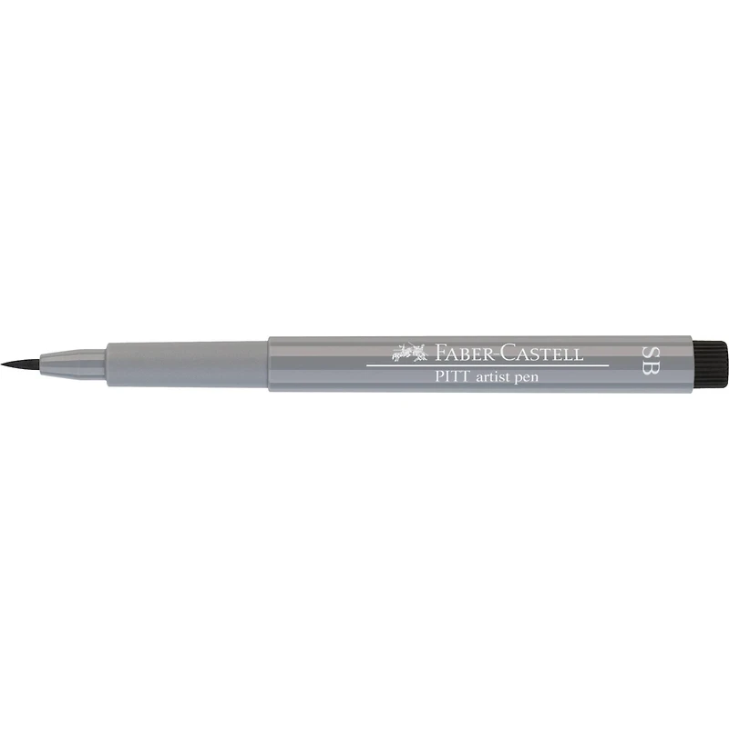 10 Pack: Faber-Castell® PITT® Cold Gray Soft Brush Artist Pen