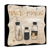 Magic Potion Bottles 3 16" x 16" Canvas Wall Art