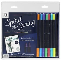 Leisure Arts® Spirit of Spring Dot Art Pad & Marker Set