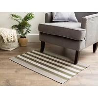 DII® Artichoke Cabana Stripe Recycled Yarn Rug, 2ft. x 3ft.