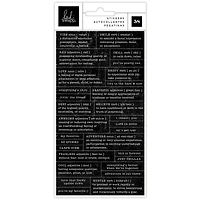 Heidi Swapp Old School Definition Stickers 58/Pkg- 